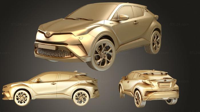 Vehicles (ToyotaC HR2017, CARS_3721) 3D models for cnc